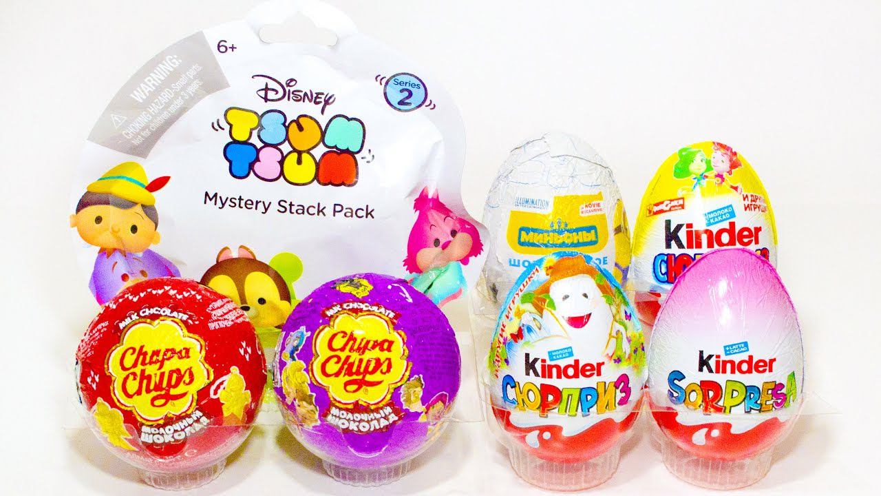 СНС #6 Киндер Сюрприз для девочек Фиксики Миньоны ЦУМ ЦУМ TSUM TSUM Disney Алиса знает что делать