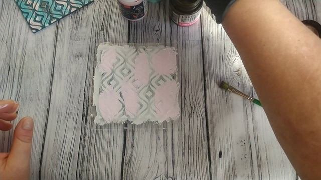DIY Интерьерная картина своими руками. Роспись плитки для начинающих.  Painting With Your Own Hands