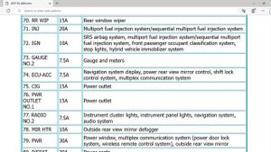 2007 Lexus RX 400h Fuse Box Info | Fuses | Location | Diagrams | Layout