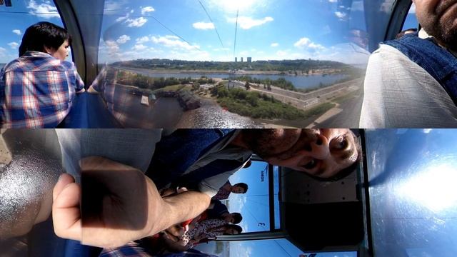 Поездка на Канатной дороге Бор - Нижний Новгород 4K 360 VR смотреть онлайн