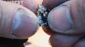 Lampert PUK5 - Replacing a New Claw on a Sapphire and Diamond Cluster Ring