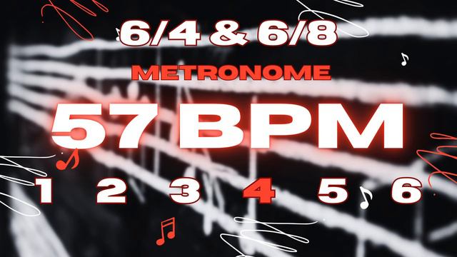 57 BPM - 6/4 & 6/8 Metronome смотреть онлайн