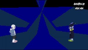 jevil and spamton vs sans and papyrus