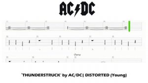 AC/DC -  Thunderstruck / Guitar Tab / Backing Track