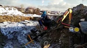 самодельный экскаватор