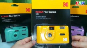 รีวิว กล้อง Kodak Film Camera M35 กล้องฟิล์มจาก kodak มีทั้งหมด 3 สี (เหลือง ม่วง และเขียวมิ้นท์ )