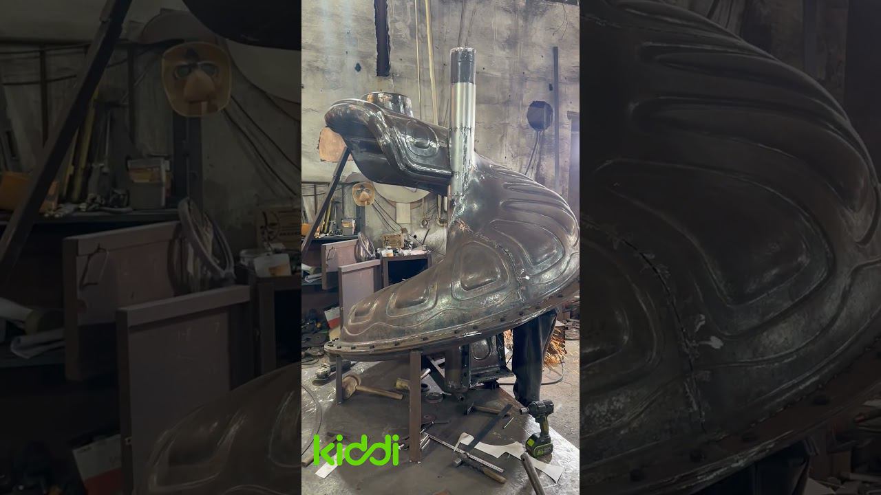 A New Spiral Slide Roto Mold is under Assembling #rotomolding