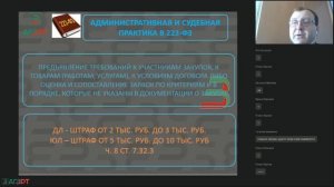 Обзор практики применения Закона о закупках товаров, работ, услуг отдельными видами юр. лиц 223-ФЗ