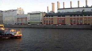 Москва-река. Парящий мост. Москворецкая набережная. 24.09.2017