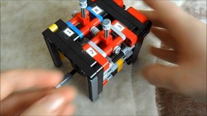 Четырёхскоростная коробка передач Lego Technic (Lego technic gearbox)