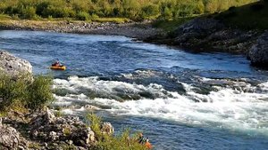 Каньон Ния-Ю на пакрафтах. Порог №6