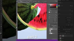 How To Create A Summery Photo Manipulation Of A Watermelon And Fish Part 2