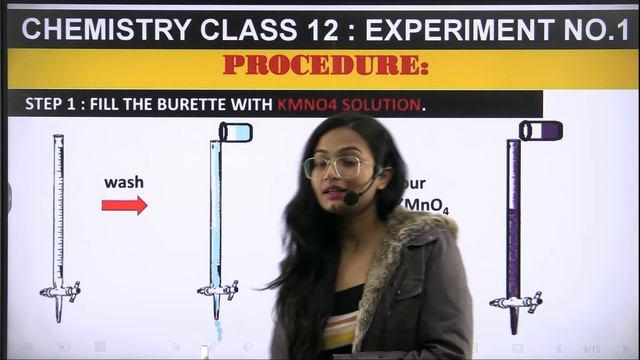 CALCULATE MOLARITY OF KMNO4 SOLUTION USING 100 ml OF M/20 OXALIC ACID | TITRATION | CLASS 12