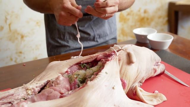 How to STUFF A PIG for PORCHETTA