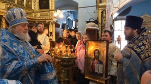 Благочинный протоиерей Михаил Минюхин поблагодарил епископа Илию