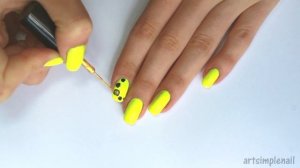 Яркий маникюр для девочек | Bright Neon Nail Art