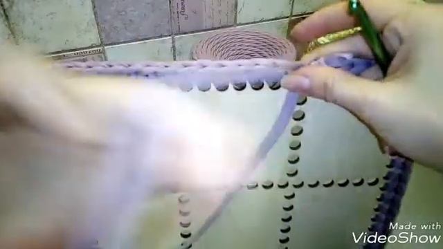 Вязаная корзинка-органайзер. Часть 1 смотреть онлайн