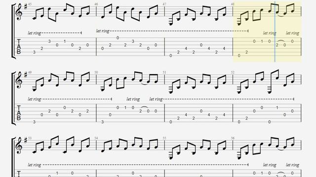 Every Breath You Take fingerstyle TAB (PDF + Guitar Pro) смотреть онлайн