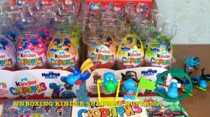 48 Киндер Сюрпризов Семейка Бегемотиков.Unboxing Kinder Surprise The Happos Family New 2017