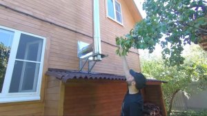 Купил дровяную печь ОГОНЬ-БАТАРЕЯ. Установка печи и дымохода
