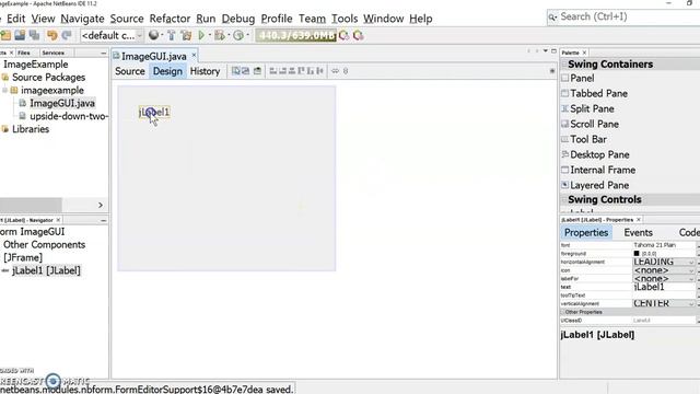 How to add an image to a GUI in Netbeans смотреть онлайн