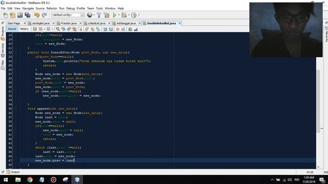 Traversing Double Linked List pada Java смотреть онлайн