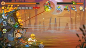 Swamp Attack Episode 10 level 13 to 24 Android/IOS (Demolition Crew Final Boss!🔥)