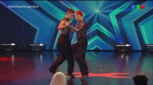 Dupla de hombres bailando tango / Got Talent Argentina