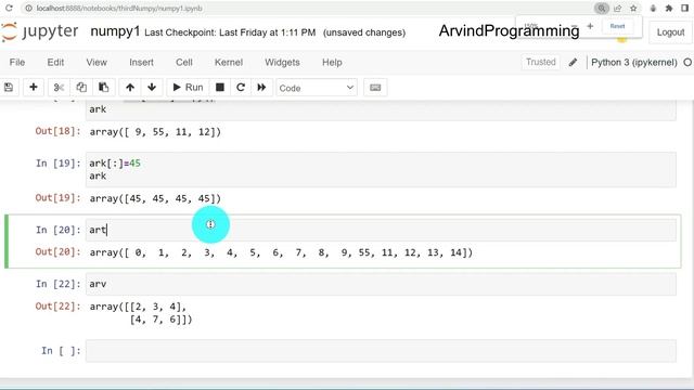 How to use python numpy for data analysis part 5 : Numpy in hindi