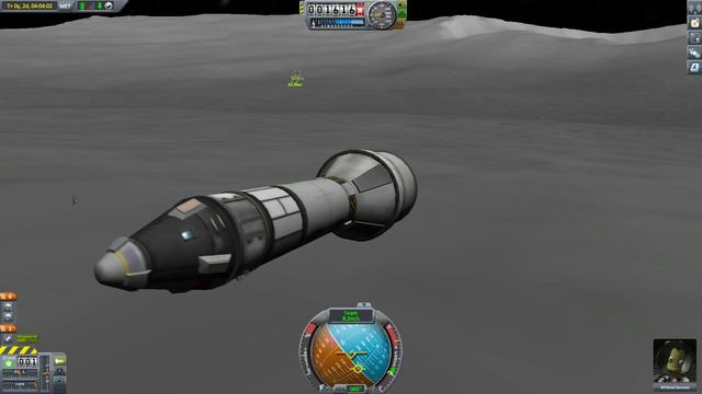 Kerbal Space Program карьера №4(Квестовое спасение человека на луны)