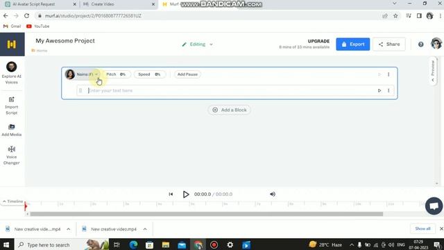 how to generate ai avatar for free l making  ai avtar video using picsartmurphy and d-id studio