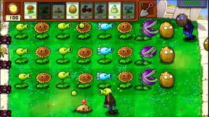 Игра Растения против Зомби (PLANTS VS ZOMBIES) Зомботаник прохождение мини игры