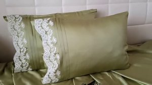 Постельное белье с кружевом