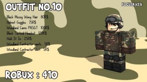 20 Awesome Roblox Military Fans Outfits!!!