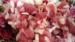 Дрожжевой пирог с мясом и картошкой