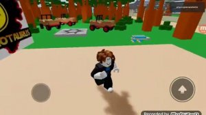 мир юрского периода меловой лагерь ROBLOX