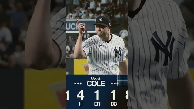 GERRIT COLE TREMENDA SALIDA 🔥🔥🔥🔥