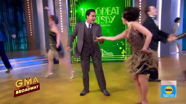 Broadway’s 'The Great Gatsby' cast performs on 'GMA' #upskirt#мюзикл#танец