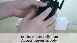 1200 Mbps repeater/router/AP setting