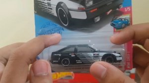 Hot Wheels Toyota AE86 Sprinter Trueno Initial D. Mobil JDM Kang Tahu AE86 Takumi Initial D