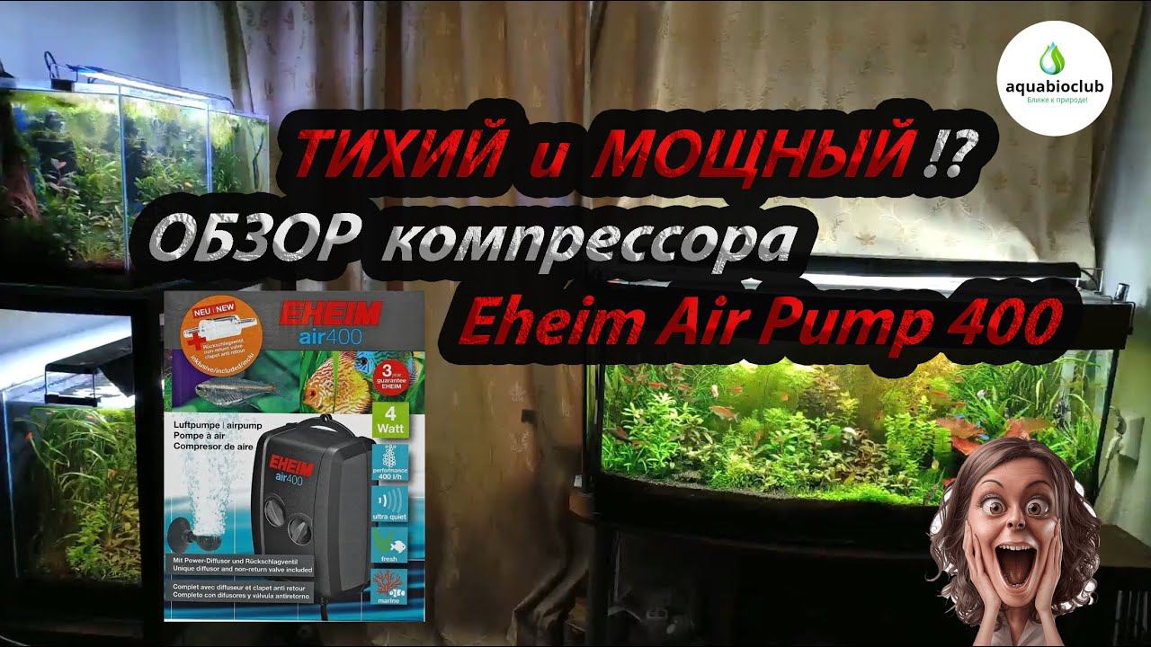 Обзор компрессора Eheim Air Pump 400. Тихий и мощный !? смотреть онлайн