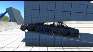 BeamNG.Drive Mod : Vapid Cruiser GTA4 Police/Civilian (Crash test)