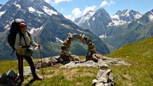 НАШИ В АРХЫЗЕ (ЧАСТЬ3)   Озеро Кратерное и река Псыш. КАВКАЗ АРХЫЗ ЛЕТОМ ЧТО ПОСМОТРЕТЬ