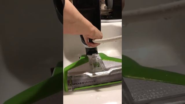 Clean your Bissell CrossWave in one minute! BEST WAY!