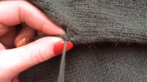 Трикотажный шов. Соединение деталей иглой