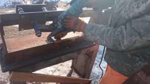 Самодельный токарный по металу, СУППОРТ ПРОДОЛЖЕНИЕ, Порезка металла