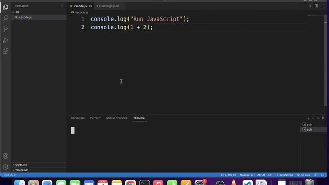 How To Run JavaScript In VSCode on Mac in Terminal | Localhost | Vs Code смотреть онлайн