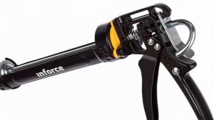 Скидка 30% на полукорпусный пистолет для герметика нужный инструмент для мастеров Inforce 01-13-05