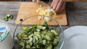 Салат с черемшой! Вкусный и полезный.