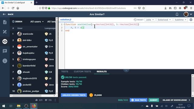 Julia Lang vs. Python | Lernen am Beispiel | Elementweise vergleichen | #016 смотреть онлайн